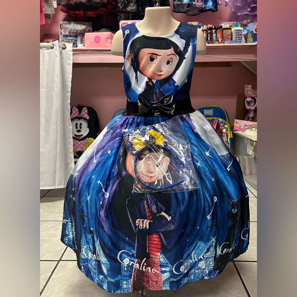 Coraline Halloween Dress